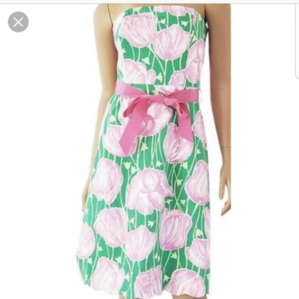 Lilly Pulitzer strapless dress